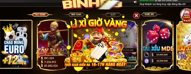Miễn trừ trách nhiệm áp dụng cho cổng game Binh88